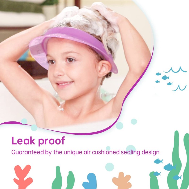Kair Bath Visor for Babies, Silicone Air Cushioned Shower Cap