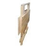 Didakta Mesita Armable De Madera, Plegable Mesa De Servicio 75x56x57