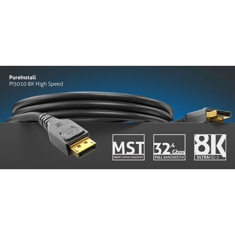 PureLink DisplayPort 1.4 Kabel, 8K, 4320p, (DisplayPort Stecker auf DisplayPort