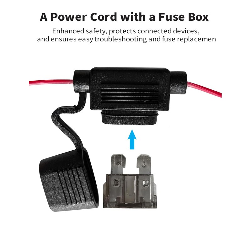 10FT Trail Camera Power Cord for Spypoint, Tactacam Reveal X