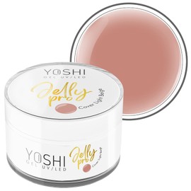 Yoshi Jelly PRO Gel Nails 15 ml - Extra Solid Manicure UV Gel - Professional Gel Nails - Builder Gel for Nails - Nail Gel UV and LED - Gel for Gel Nails - Beige