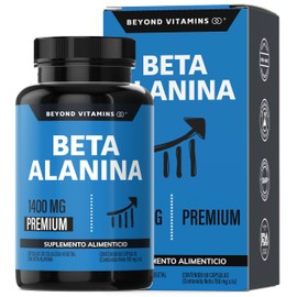 Beyond Vitamins | Beta Alanina Premium 1400mg | Pre Entreno/Pre Workout con Aminoácidos de Máxima Pureza | Fórmula Precisa | Cápsulas vegetales VCaps 