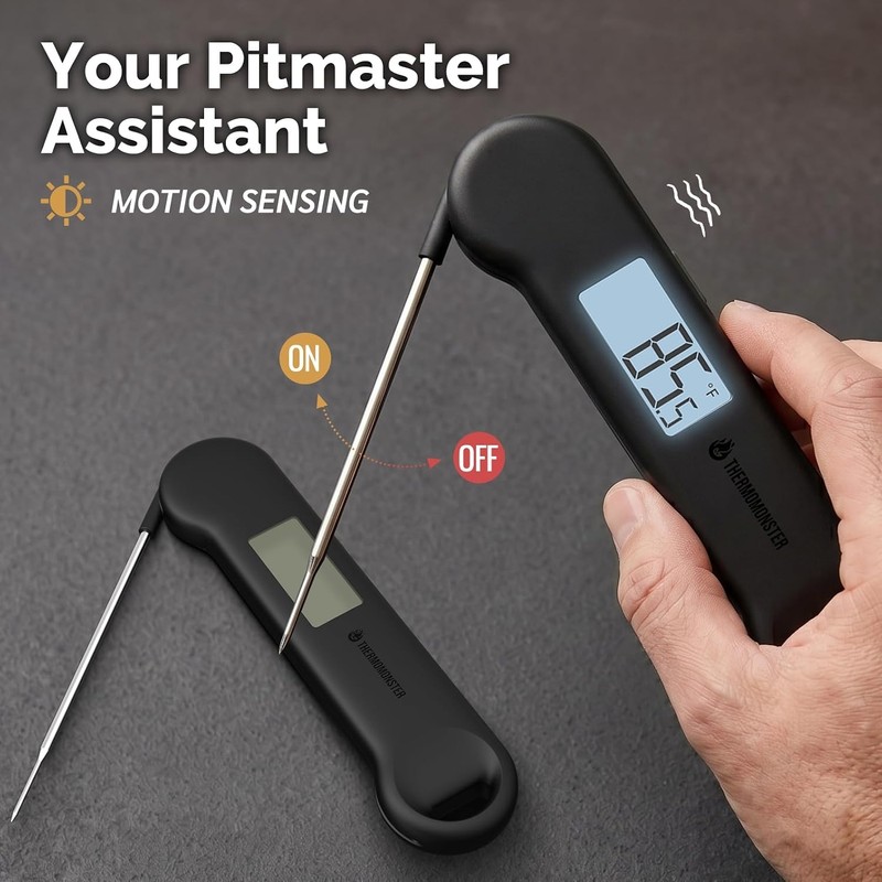 0.5 Sec Instant Read Grill Meat Thermometer Digital Food Cooking