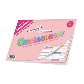 Quatschkopf Girls, City Country River Girls Variant, Game Pad with 35 Fun and Creative Categories, Gift Idea for Children Teenagers, Large Pad DIN A4, Girls' Evening Game from 9 Years