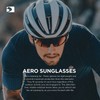 Bobster® Aero Cycling Sunglass Matte Gray Frame, Smoke Silver Mirror