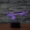 Optical Illusion 3D Skateboard Night Light 16 Colors Changing Remote