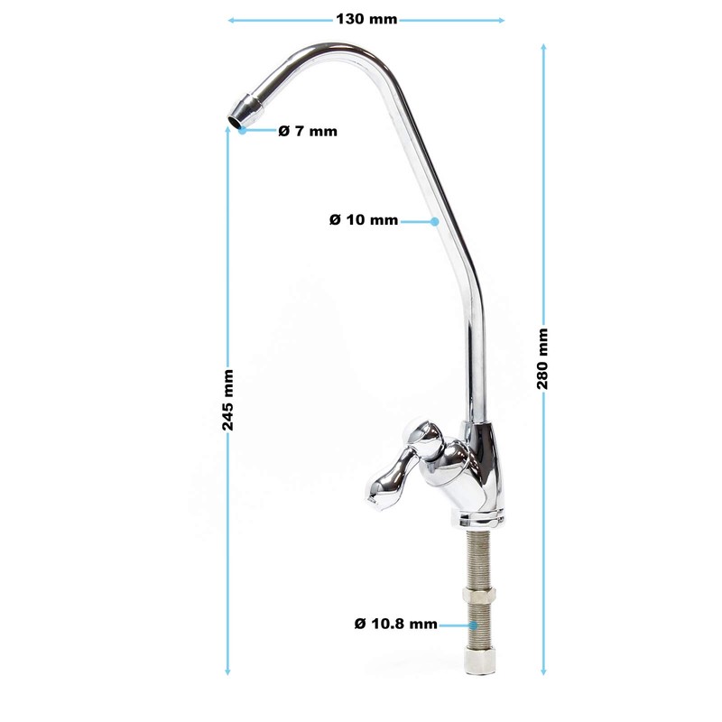 Naturewater 1/4Inch - 6.35mm Standard D-04 Reverse Osmosis Water Tap