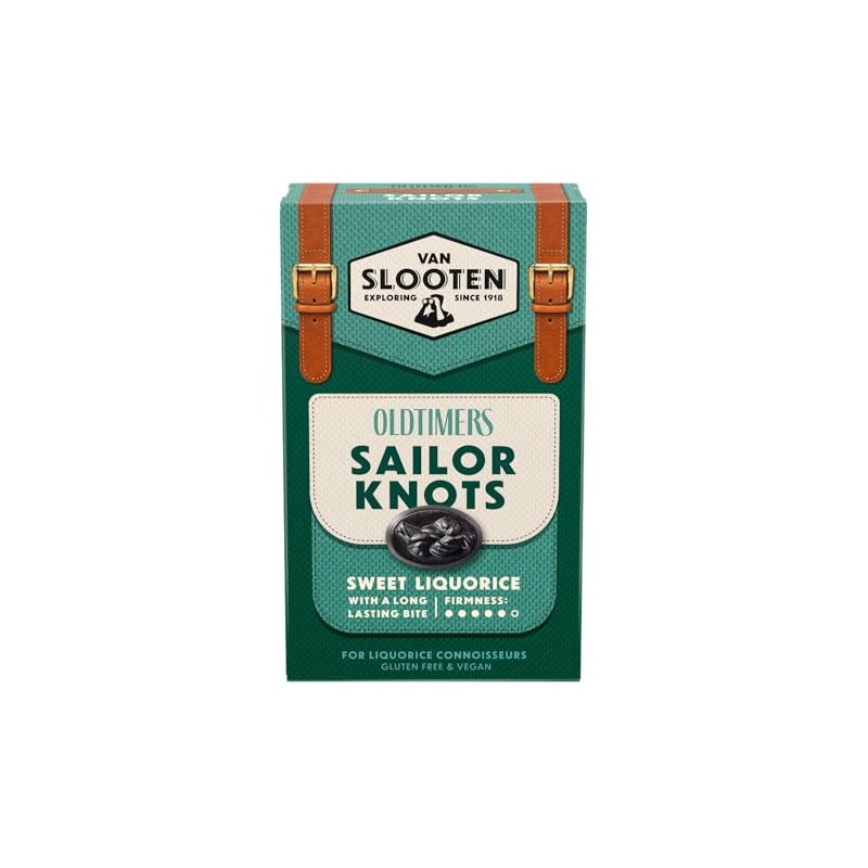 Oldtimers Sailors Knot Licorice 8.2 Ounce Box (Pack of 3)