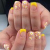 French Tip Press on Nails Short Square Fake Nails with