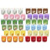48 Packs Scented Aromatherapy Candle with 12 Fragrances, 1.8 Oz