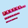 MISUD Hot Pink Press on Toenails Glossy Fake Toe Nails