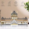 Architecture Louvre Micro Building Blocks Set（3377pcs） World Famous Landmarks Architecture