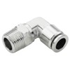 Beduan Push to Connect Fitting Elbow, 1/4" Tube OD x