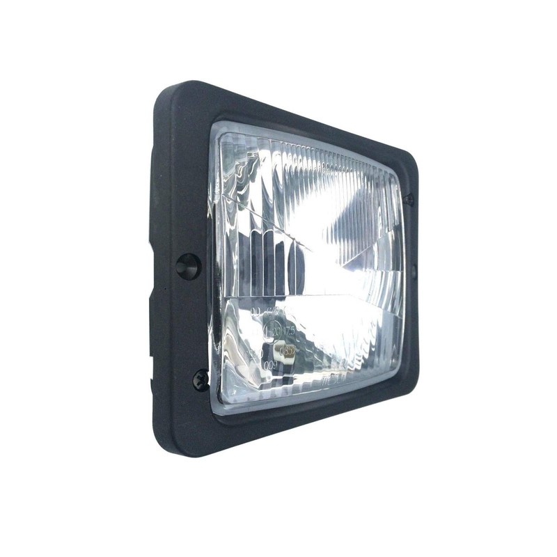 Headlight 12 V 24 V E20 IP54 with High Beam,