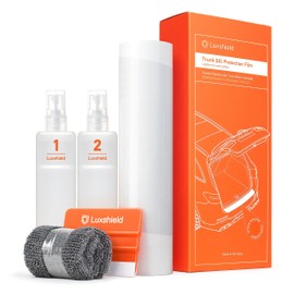 Luxshield Car Bumper Protector Set for Skoda Enyaq iV 5A I 2021-2025 - Rear Bumper guards for cars, anti scratch, Paint Protection For Sill - Transparent