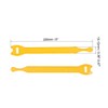 sourcing map Reusable Cable Ties 8 Inch Hook and Loop