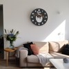 ENUIEO Wall Clock, 10 Inch Silent Non-Ticking Home Kitchen Decor,