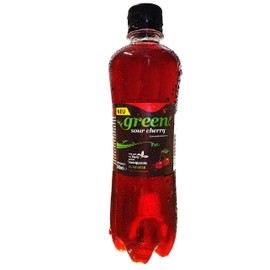 Green Sour Cherry – Includes Deposit | 0.5 L | Cherry | Stevia | Sugar Free | Buxtrade | 1 Bottle