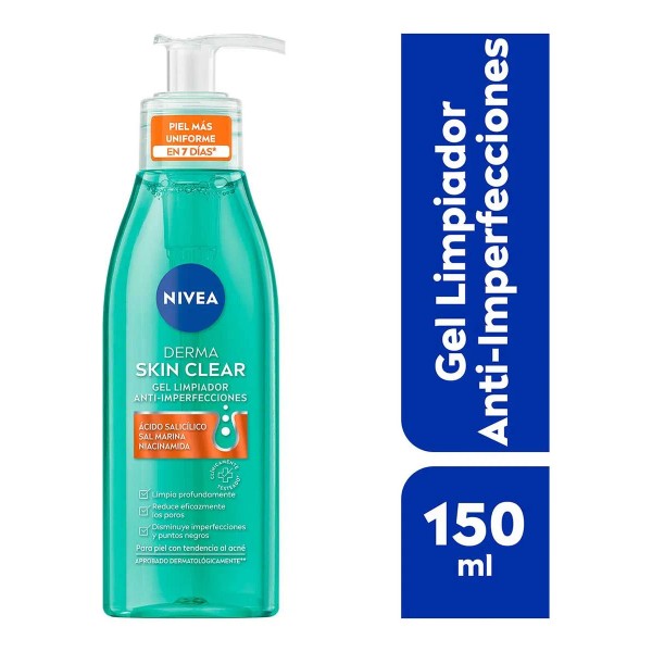 Gel Limpiador Anti-imperfecciones Derma Skin 150ml Nivea