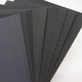 800 Grit Sandpaper 230 x 280mm Dry and Wet Sandpaper 10 Pcs Polishing Abrasive Waterproof Paper