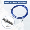 uxcell 2pcs 14ft 4.3 Meter 169inch Marine Throttle Shift Remote