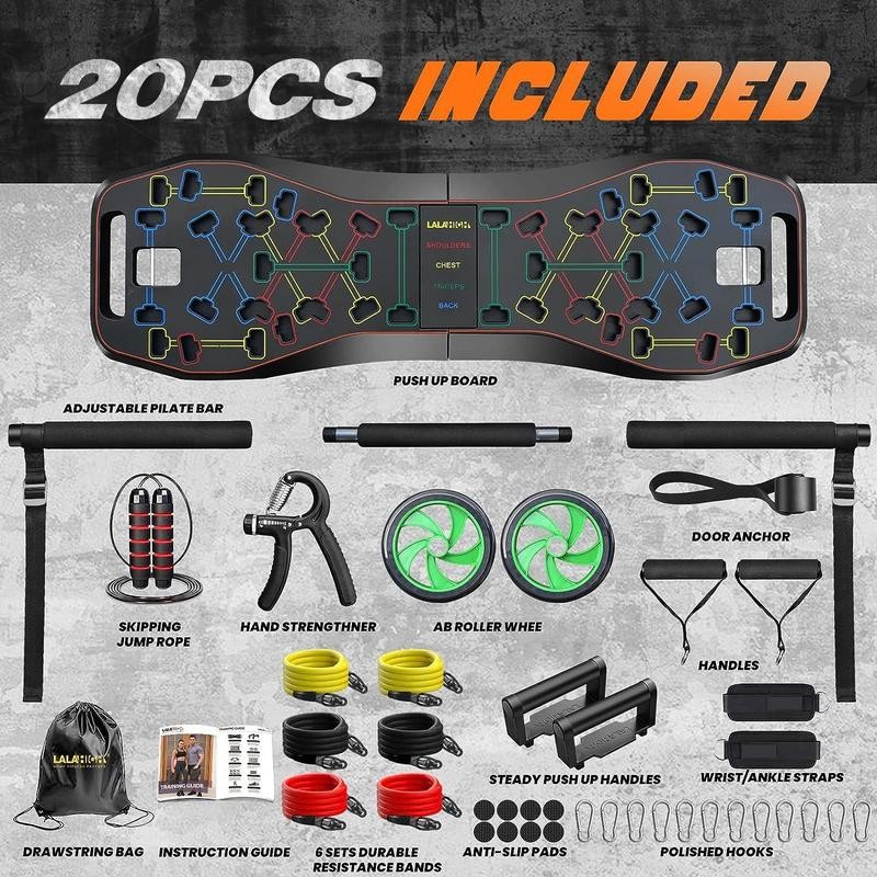 LALAHIGH Emurdyon Portable Home Gym System: Full-Body Training, Improved Flexibility,