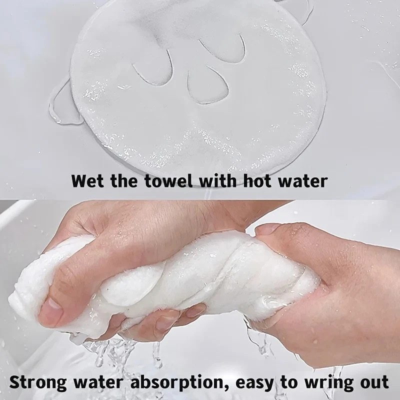 Reusable Hot & Cold Compress Face Towel — Moisturizing Facial