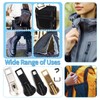 Domthent Zipper Repair Kit,#5 Zipper Pull Replacement,76pcs Fix a Zipper