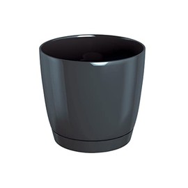 Prosper Plast DUOP280-426U 28 x 26.2 cm Coubi Flowerpot - Dark Grey