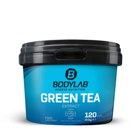 Bodylab24 Green Tea Extract 120 Capsules with Green Tea (50% EGCG) and Black Pepper Extract (95% Piperine), High Quality Green Tea Extract, Popular with Strength Athletes and Bodybuilders