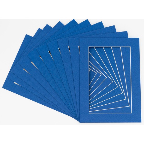 CountryArtHouse Royal Blue Acid Free 11x14 Picture Frame Mats with