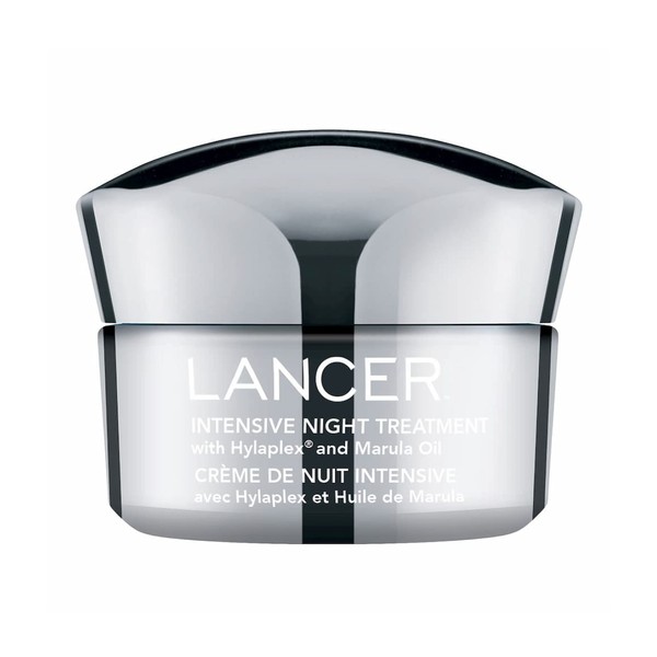 LANCER Skincare Intensive Night Treatment with Hylaplex and Marula Oil, Daily Anti-Aging Moisturizer, 1.7 Fluid Ounces