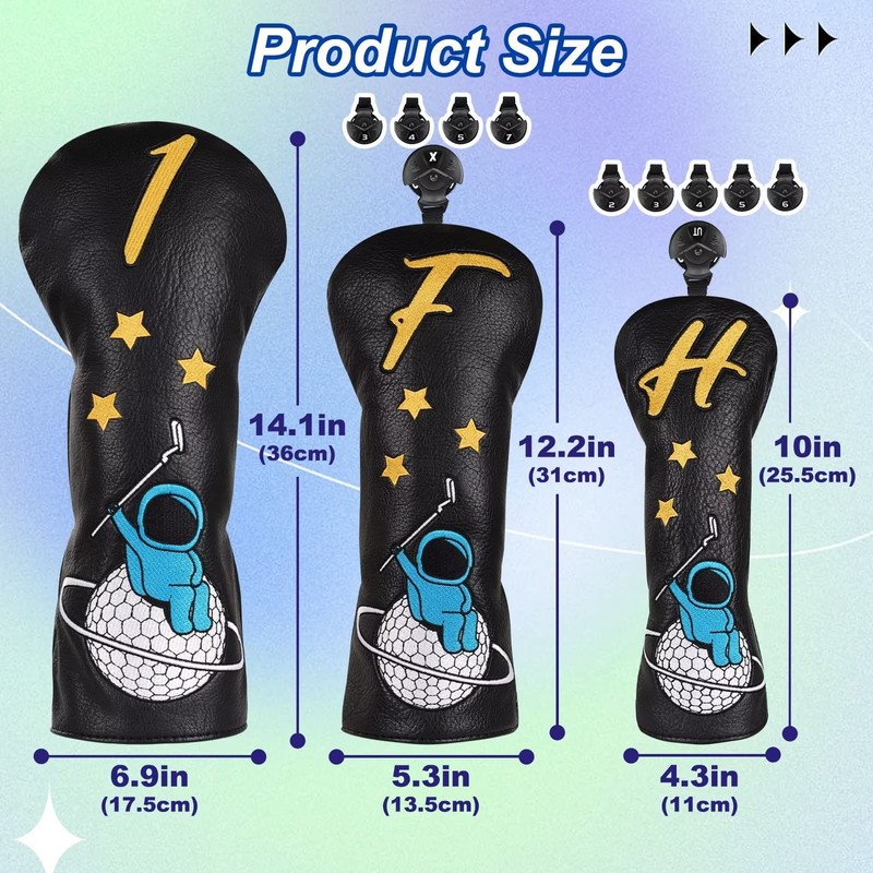 Golf Club Covers Astronaut Golf Head Covers for Woods