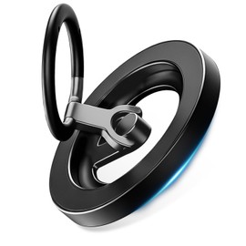 MagSafe 2026 Smartphone Ring, 540 Degree Rotation, Double Sided Magnet, 2-in-1 Powerful Magnetic, Magnetic, Banker Ring, Strong, Thin, Horizontal/Vertical, Foldable, Adjustable Angle, Easy to Put On