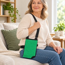 Urinary Drainage Bag Cover for 2000ml Catheter Bags – Adjustable Shoulder Strap Holder for Daily Care