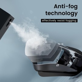 Graynoma Swim Goggles & Cap Set, High Stretch Silicone Swim Cap and Anti-Fog Swimming Goggles for Adult Men Women(Cobalt blue &black cap)