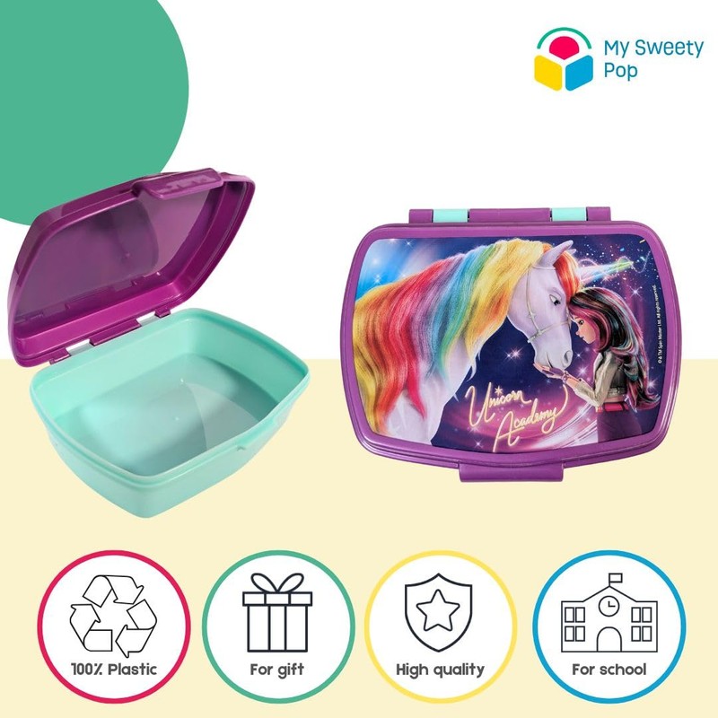 My sweety pop Brotdose Einhorn – Lunchbox – für Kinder