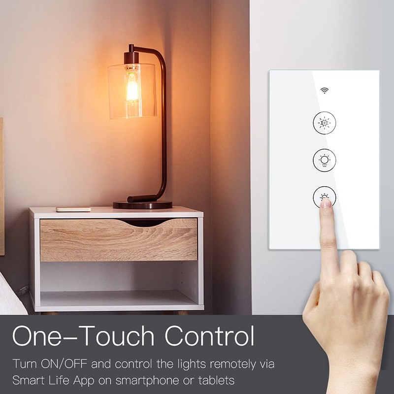 MOES WiFi RF Smart Light Dimmer Switch, Smart Life/Tuya APP