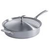 Saute Pan with Lid–12 Inch Deep Frying Pan for Stir-Fry