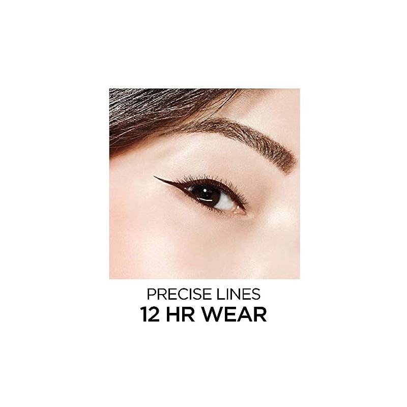 LOral Paris Makeup Infallible Super Slim Long-Lasting Liquid Eyeliner, Ultra-Fine