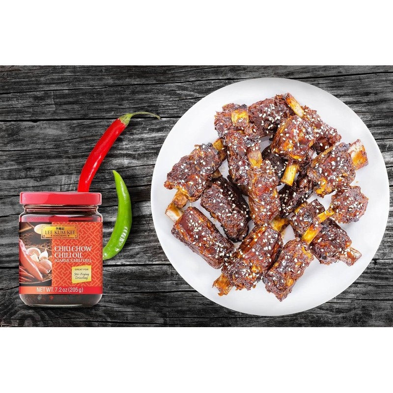 Lee Kum Kee Chiu Chow Chili Oil, 7.2-Ounce Jars (Pack