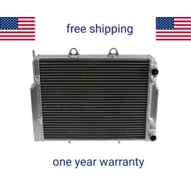 xny-motorparts-009 2ROWS Full All Aluminum Radiator Fit For POLARIS 2008-2014 RZR800 / RZR S 800