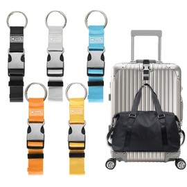 OQXEJPHFN 5 Pcs Luggage Connector Straps, Add a Bag Luggage Strap Gripper, Suitcase Adjustable Belts with Buckle for Travel(5 Colors)