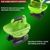 GARCARE 7.2V Rechargeable Seed Spreader-Power Spreader for Grass Seed Fertilizer