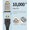 Duttek 90 Degree USB to C Adapter Pack of 2,
