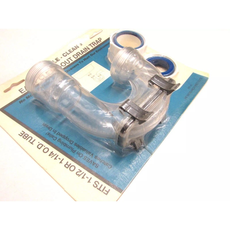 SIMPLE CLEAN NEW! SIMPLE CLEAN EASY CLEAN-OUT DRAIN TRAP, 1-1/2"