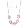 Paparazzi Jewelry Accessories - A DIVA-ttitude Adjustment - Pink Necklace