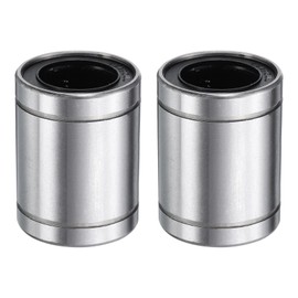 QUARKZMAN LM20UU Linear Bearings 20 mm Bore 32 mm OD 42 mm Length Linear Ball Bearings Double-Sided Rubber Sealed Bearing Steel for CNC Machine 3D Printer Food Packaging Machine Pack of 2