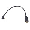 Seadream 2Pack 1Foot 90 Degree Up Angle Micro HDMI Male