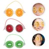 Beavorty 3pcs Ice Bags Lemon Gel Cold Eye Compress Reusable